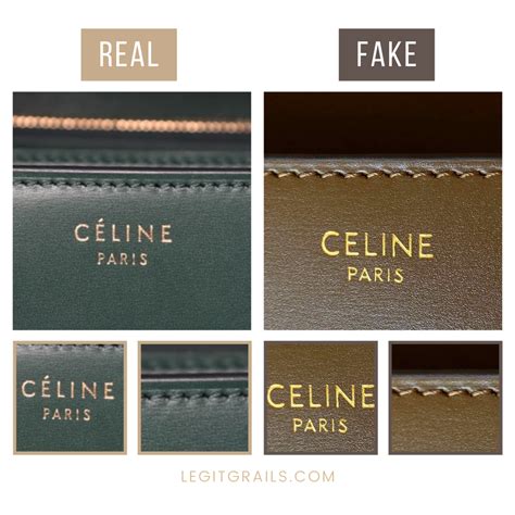 how to spot a fake celine triomphe bag|is a celine bag real.